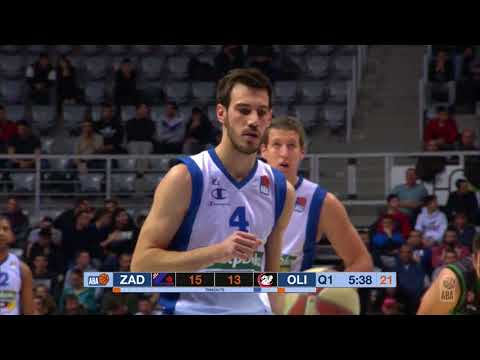 ABA Liga 2017/18, Round 11 match: Zadar - Petrol Olimpija (8.12.2017)