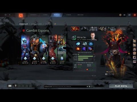 dota2carry MIracle- Ember Spirit - Gambit vs Nigma - WEPLAY MINOR 2020