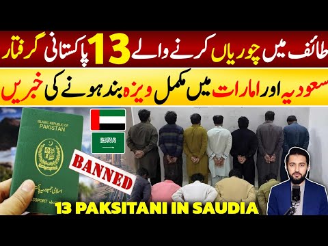 13 Pakistani in Saudi Arabia Taif City - Details By KSA Authorities - VISA BAN News - Expats Updates