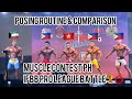 Muscle contest philippines IFBB PRO League Posing routine and comparison (Full video)