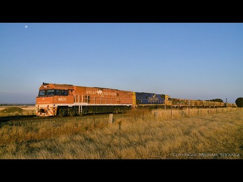 4MA5 With NR31 Great Southern & NR25 Indian Pacific - PoathTV Australian Trains & Railways