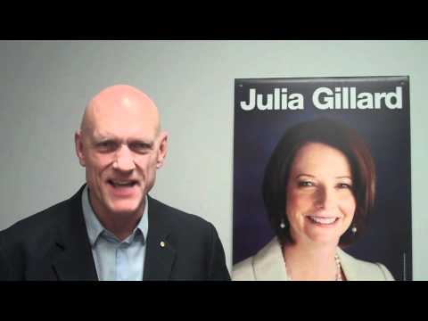 Peter Garrett talking about the Environment