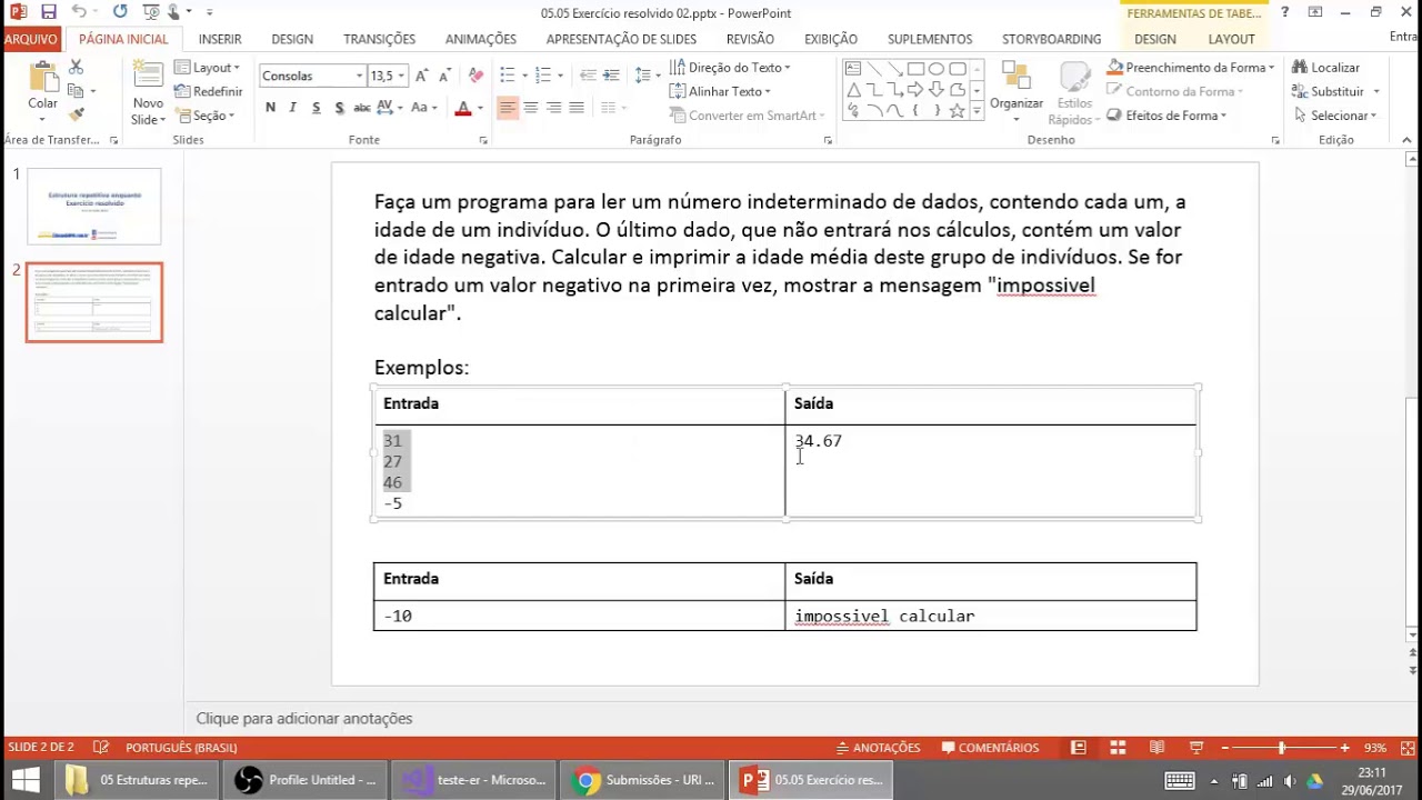 Estrutura while em C# Exercício resolvido 02