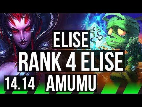 ELISE vs AMUMU (JGL) | Rank 4 Elise, 13/3/13 | VN Challenger | 14.14