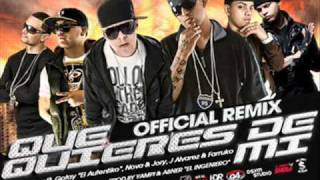 Que Quieres De Mi - Ñengo Flow Ft. Gotay ''El Autentiko'', Nova & Jory, J Alvarez y Farruko + Letra