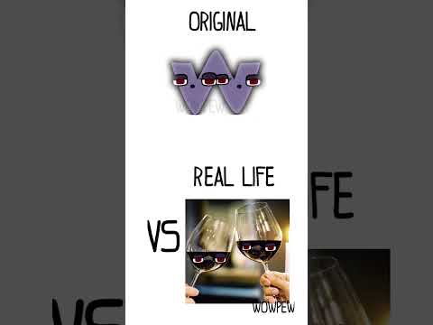 REAL LIFE VS ORIGINAL ALPHABET LORE #5
