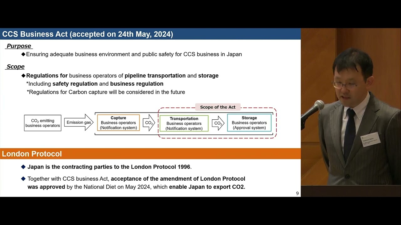 “Japan CCS Forum 2025”   Opening to Key Notes Speeches