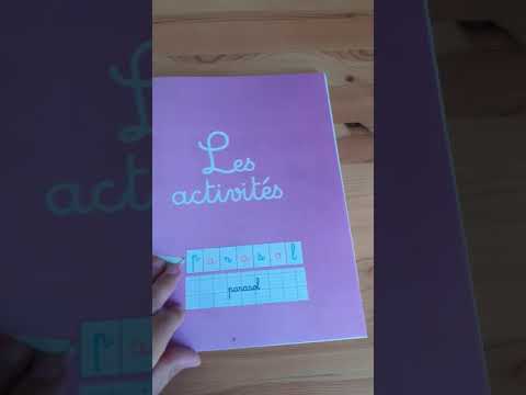 Présentation 'Mes cahiers Montessori ateliers', dictées
