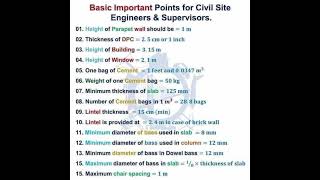 Basic Knowledge of Civil Engineering #civilengineering #basicknowledge #construction