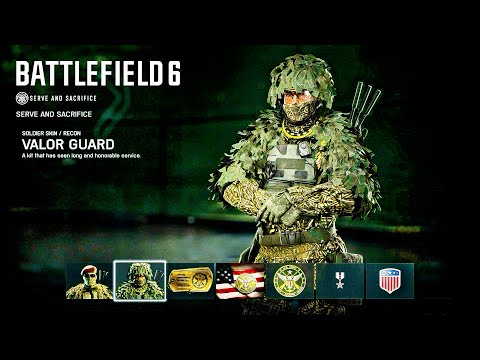 Battlefield 6 NATO Serve and Sacrifice Pack – Duty Bound & Valor Guard Recon Soldier Skins