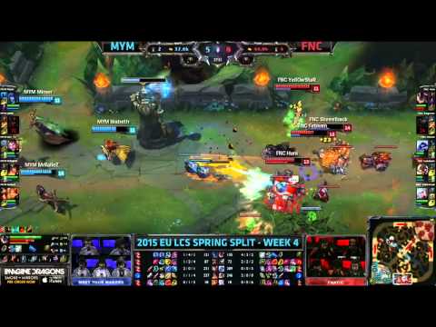 EU LCS 2015 Spring W4D1: Meet Your Makers vs Fnatic Hightlights