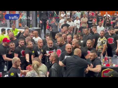 Масово меле на бойна гала в "Колодрума"