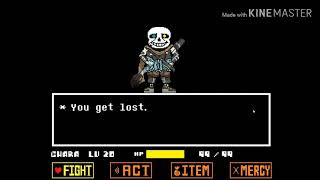 【UNDERTALE:AU】Ink Sans Faght ver0.37を原作もAUもやったことない人がやってみた①
