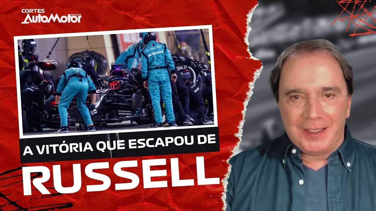 A VITÓRIA QUE ESCAPOU DE RUSSELL #automotor #reginaldoleme #russell #f1 #cortesautomotor #formula1