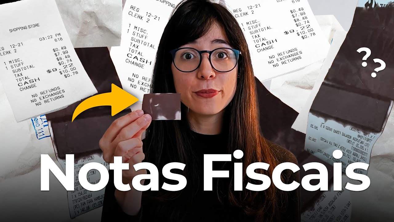 JAMAIS PLASTIFIQUE UMA NOTA FISCAL!