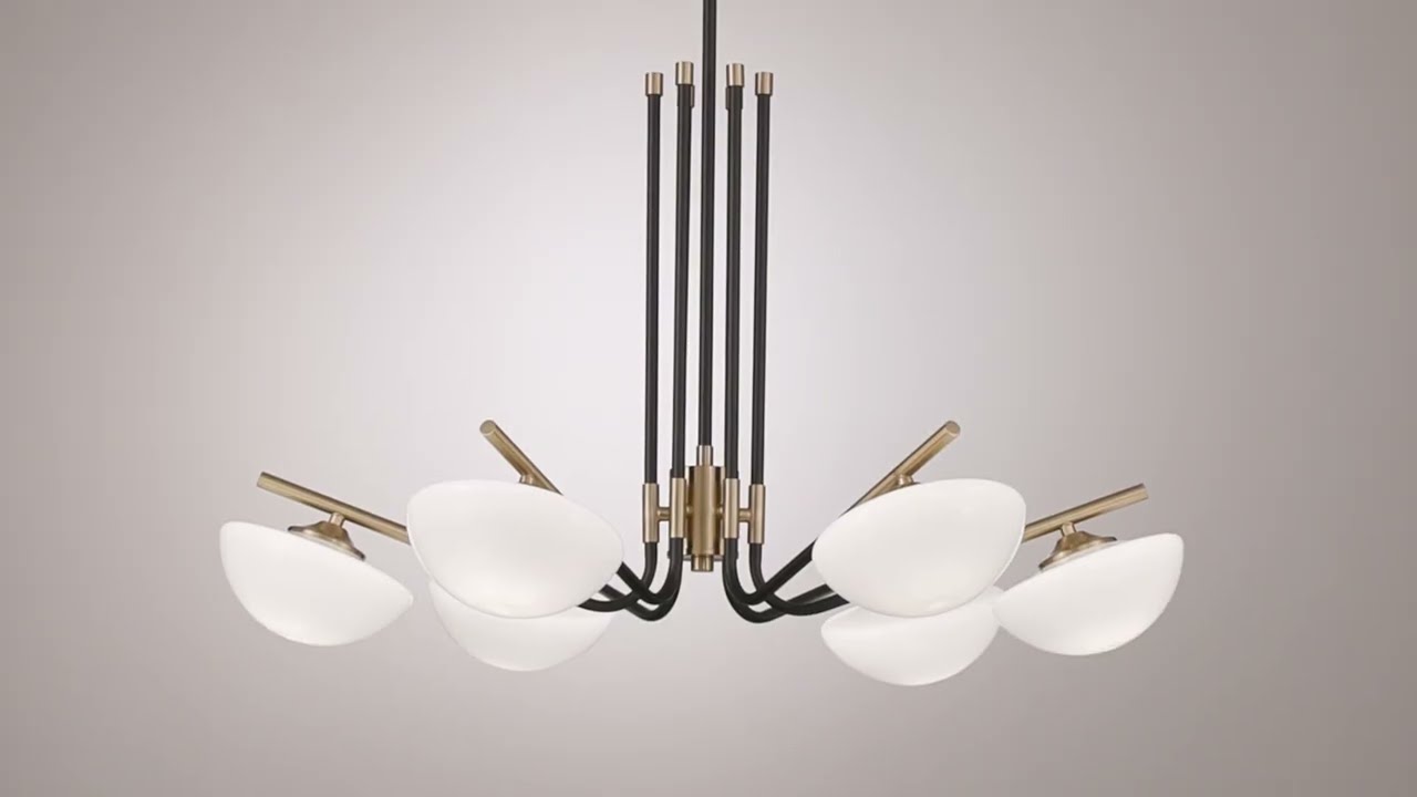 Video 1 Watch A Video About the Possini Euro Maximus Soft Gold 6 Light Shade Chandelier