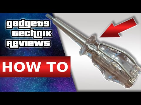 STROM MESSEN 🆗 EINPOLIGEN Spannungsprüfer benutzen: Wie einpoligen Phasenprüfer richtig verwenden?