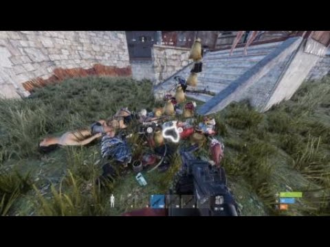 i went from rock to m249..(RUST)