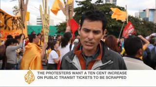 Protest rallies held in Brazil's main cities