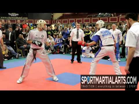 Edoardo﻿ Giordano v Laszlo Gombos - Irish Open 2013 - Men's team sparring finals