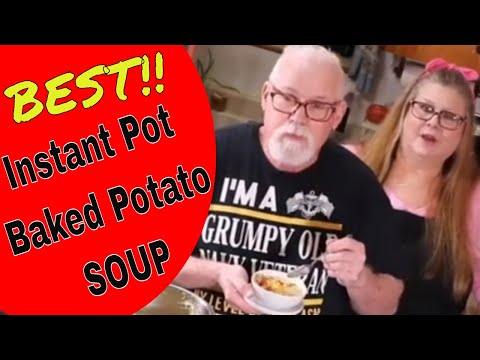 The BEST Instant Pot Baked Potato Soup