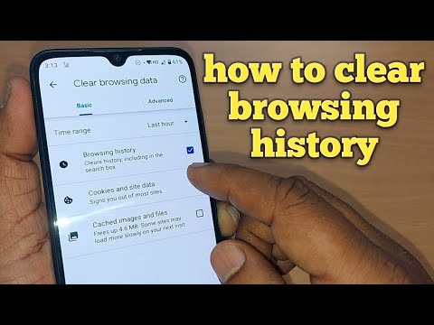 how to clear browsing history on android phone