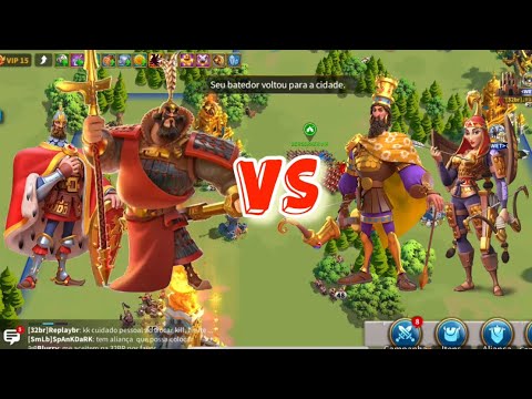 Xiang Yu/Nevsky vs Ciro/Tomyris - no equip - Rise of Kingdoms RoK