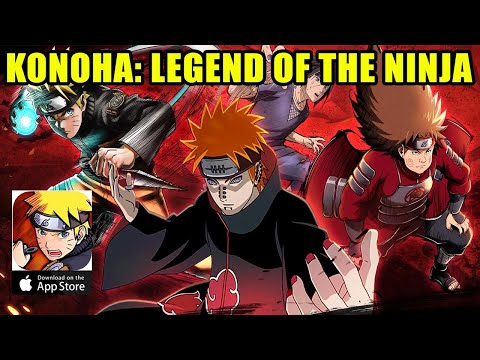 Konoha: Legend Of The Ninja Gameplay - New Naruto RPG Game iOS