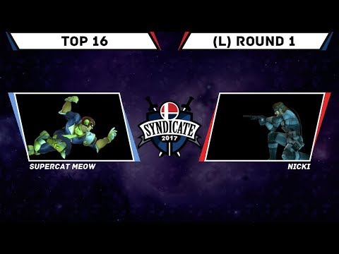 SYN17 PM - Supercat Meow (Captain Falcon) vs Nicki (Snake, Falco, Roy) | Top 16 (L) R1