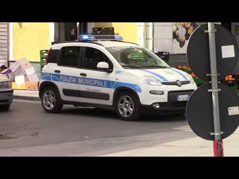 Scafati Municipal Police Car on middle city | Canon HF F706 | FULL HD
