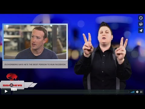 Zuckerberg says he's the best person to run Facebook (ASL - 4.6.18)