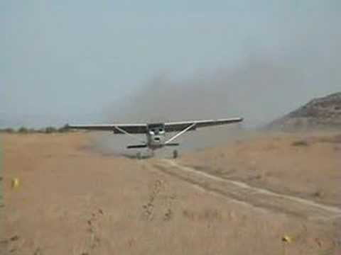 Cessna 180 Takeoff by Ron @ Spiral Jetty