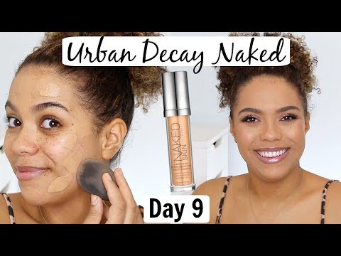 Urban Decay Naked Skin Foundation Review/Wear Test | 12 DAYS OF FOUNDATION DAY 9 Video