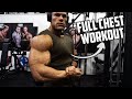 HEAVY Chest Workout for GROWTH | Pre- + Post-Workout Meals
