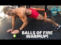 🎾BALLS OF FIRE WARMUP! | BJ Gaddour Tennis Ball Workout Exercises Men's Health Fitness