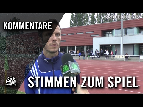 R.Raab (Empor) und S.Orbanke (Mahlsdorf) - Stimmen z. Spiel (Empor – Mahlsdorf) | SPREEKICK.TV