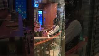🚢Travelogue - pianist performing in the elevator #cruise #piano