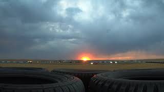 24 Hours of Lemons - sunset at High Plains Raceway