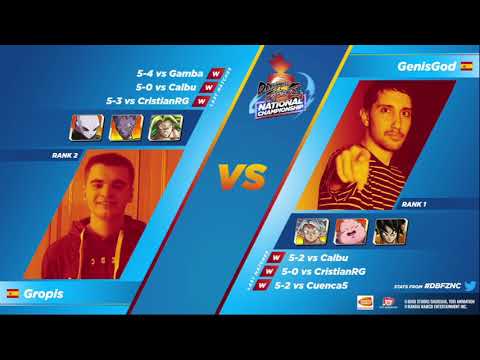 #DBFZ El Mejor BEERUS de la #DBFZNC GROPIS vs GenisGod FT5 Week #5 España DBFZ NATIONAL CHAMPIONSHIP