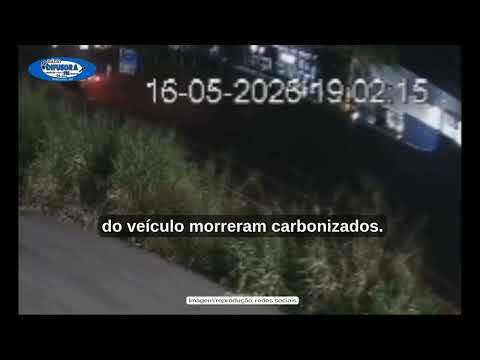 Grave acidente deixa quatro mortos carbonizados na SP-344 entre São João da Boa Vista e Aguaí