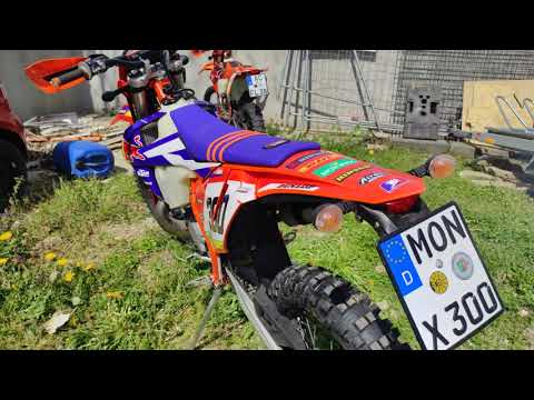 KTM EXC 300 TPI 2019 Red Bull warm up