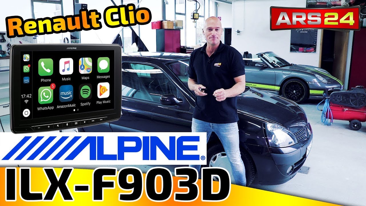 Alpine - iLX-F905DU Autoradio mit 9-Zoll Touchscreen, DAB+, 1-DIN