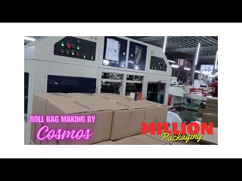 Produce roll bag making at Million Packaging Co., Ltd.