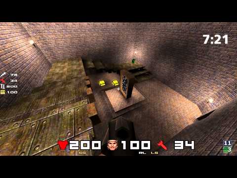QuakeCon 1997 Winner Rix Vs sCary on dm6 QuakeWorld 1997 1080p 4k