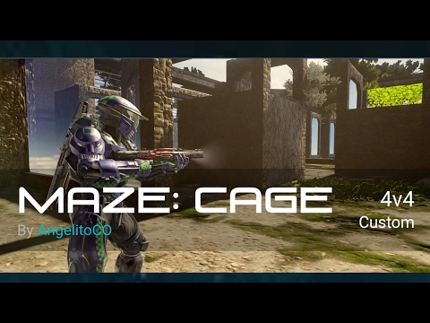 Halo 5 Forge Map Showcase Maze: Cage (PowerShot)