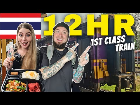 FIRST CLASS Overnight Sleeper Train from BANGKOK to CHIANG MAI, Thailand 🇹🇭 - Worth it?