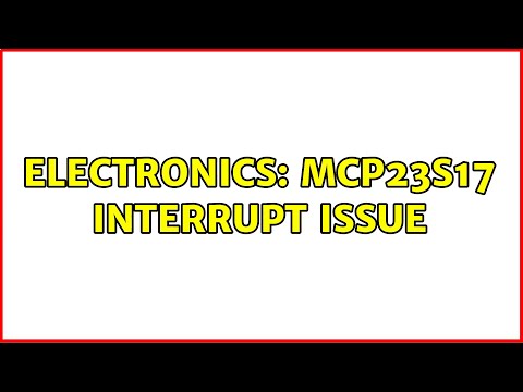 Electronics: MCP23S17 Interrupt Issue