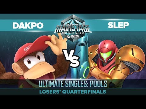 Dakpo vs SLEP - Losers' Quarterfinals: Ultimate Singles Pools - Mainstage | Diddy Kong vs Samus