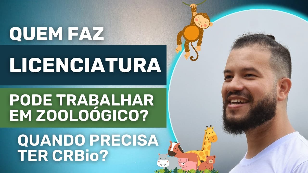 Quem faz licenciatura pode trabalhar em zoológicos? Professor precisa de CRBio? Biologia marinha?