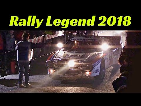 Rally Legend San Marino 2018 - Special Night Stage "i Laghi" - Start, Exhaust Flames & More!